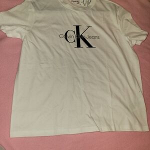 Calvin Klein Kids White Logo Tee